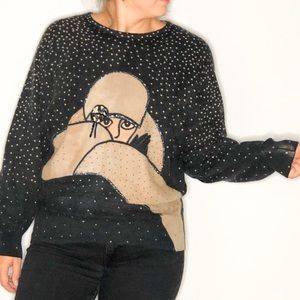 PGE VINTAGE SWEATER (LAMBS WOOL AND RABBIT HAIR)